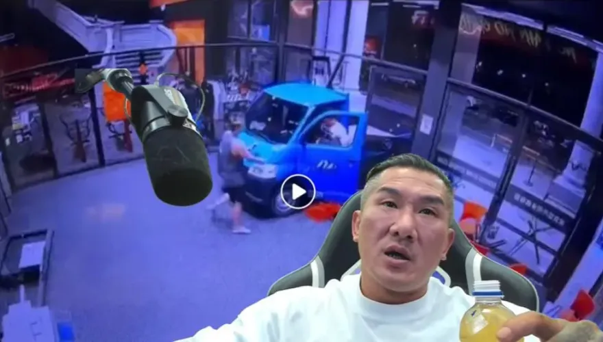 影/健身房大門被撞壞警逮兩嫌！館長火大喊：「跟寶和會完全一樣的套路！」