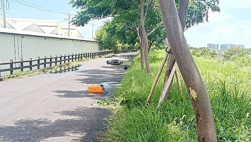 快訊/驚傳奪命車禍！高雄男自摔撞樹躺草叢　送醫「頭爆血」不治