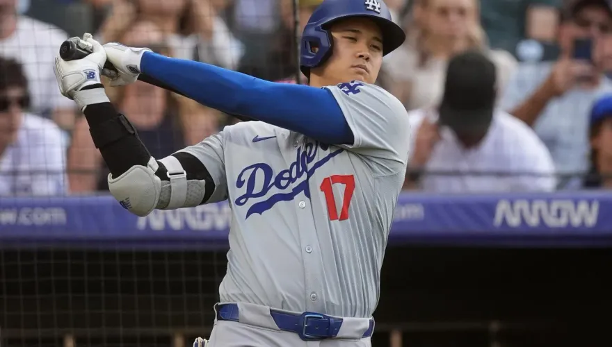 影/大谷翔平扛1棒犀利！狂敲3安打助道奇連勝　明星賽DH吸票破百萬