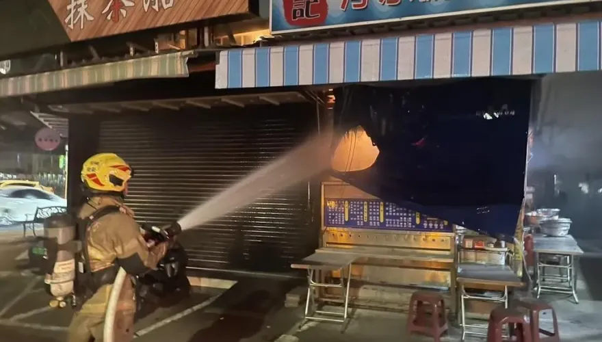 台南市場驚傳火警、瓦斯外洩！緊急撲滅幸無人傷亡