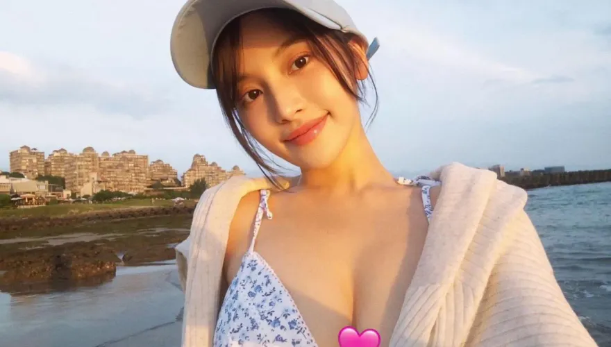 大C小D進化！「北一女神」蔡瑞雪曬海邊爆乳照　好友：我也要長針眼了