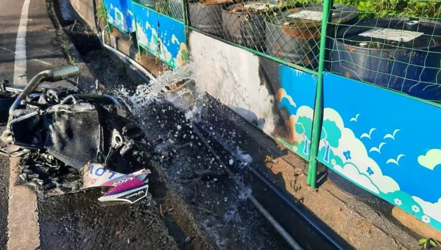 台3線一日2起自撞！機車過彎失控　2騎士噴飛送醫