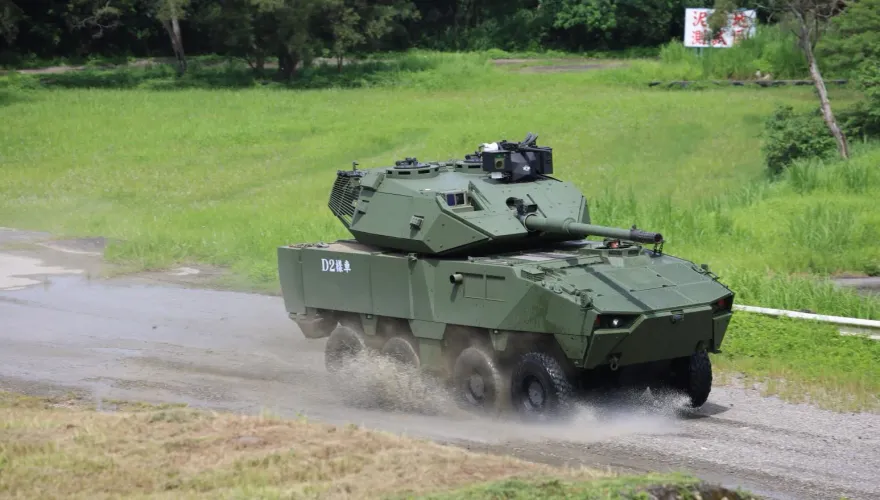 獵豹計畫成果　105公厘輪型戰車具備行進間射擊能力