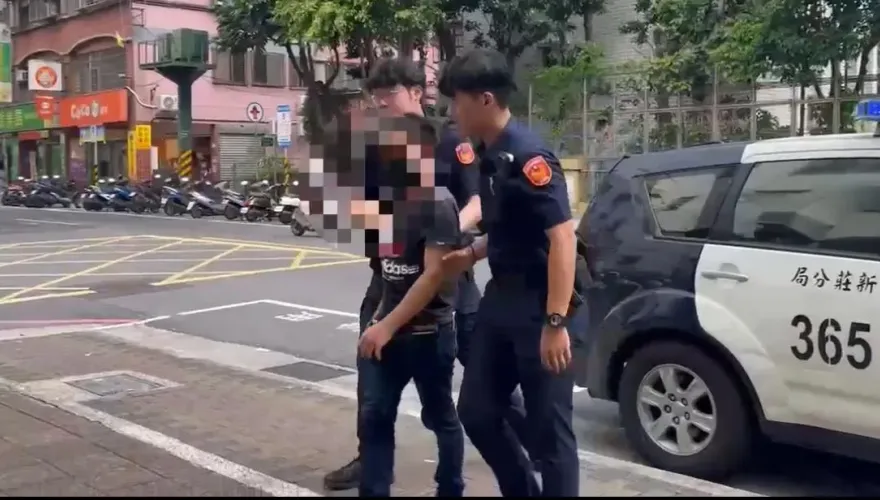 影/新莊男子嗆情敵「為何搶我女友」　持西瓜刀砍傷對方遭警查緝到案