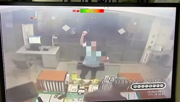 派出所內遭隨機攻擊！50歲土城男持磚頭襲警判決出爐