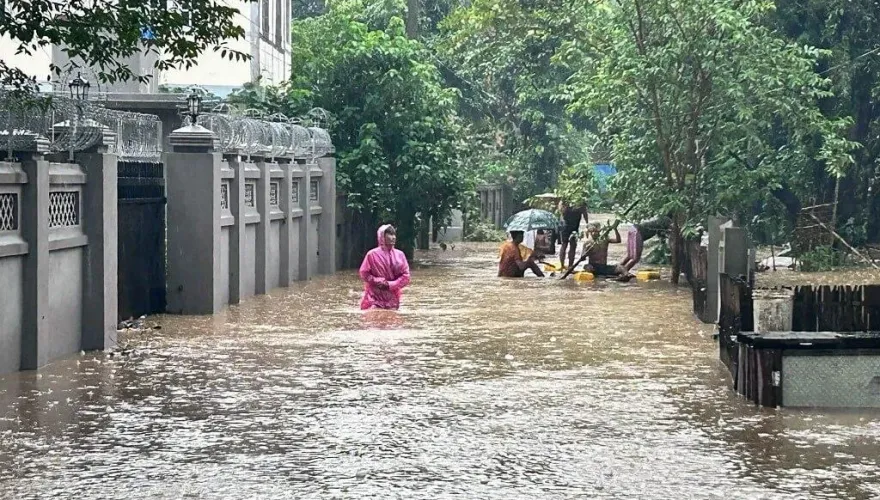 緬甸北部大雨釀洪災！數千人受困、電力電話線中斷