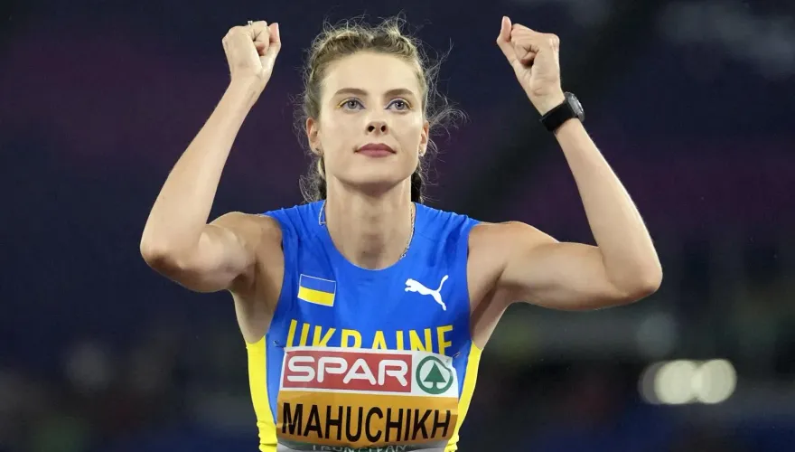 影/烏克蘭美女「跳」破世界紀錄！一躍飛過2公尺10　巴黎奧運金牌在望