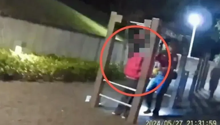 影/命懸一線！女子北投三層崎公園內想不開　警及時趕到鬼門關前救回一命