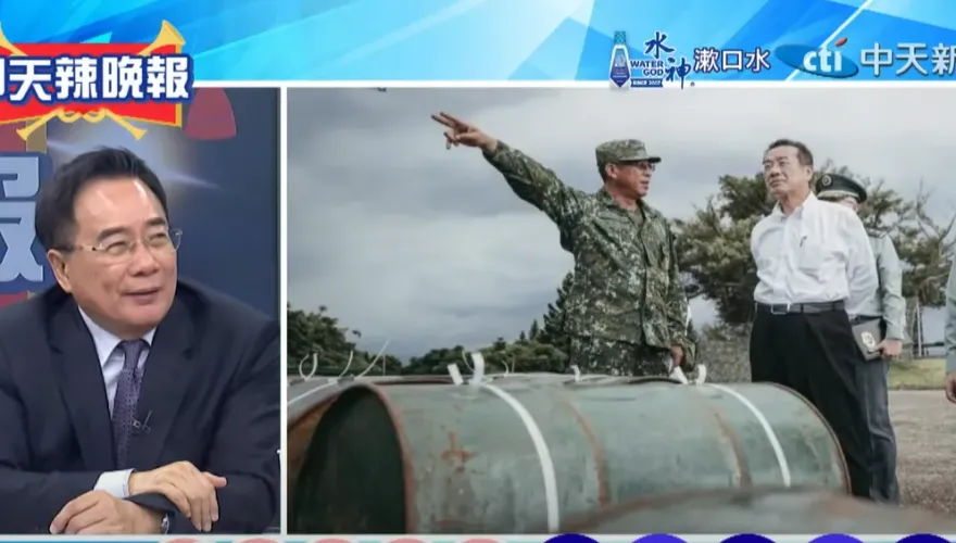影/顧立雄視導！淡水河「綁汽油桶」阻解放軍　蔡正元：回到清朝啦？劉銘傳？
