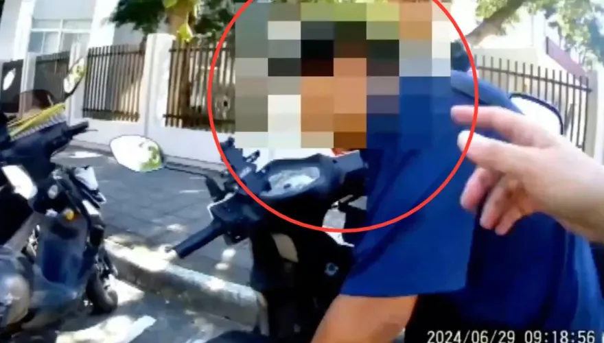 影/通緝男騎車臨停形跡可疑遭盤查　身上藏毒假裝身體不適員警識破活逮