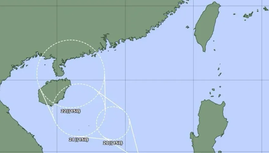 快訊/熱帶低氣壓生成！最快明增強為「凱米」颱風　最新路徑曝光