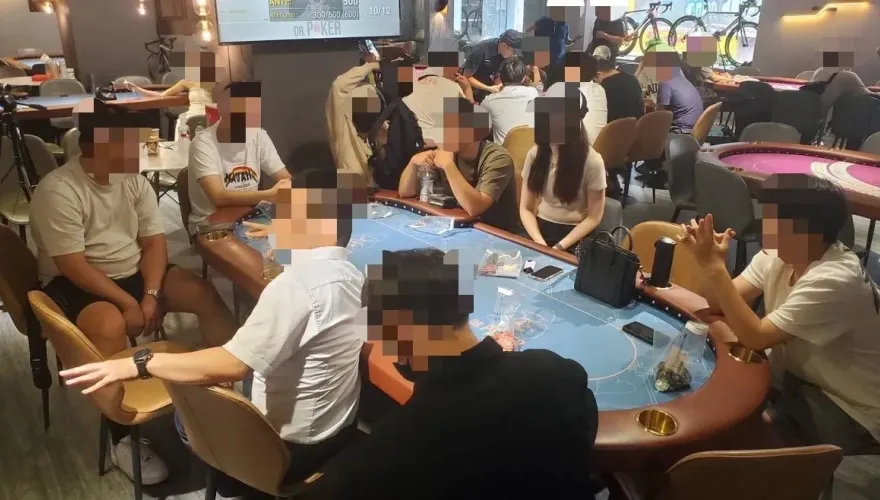 影/囂張！職業賭場距警局僅300公尺　假協會掛羊頭賣狗肉公然聚賭