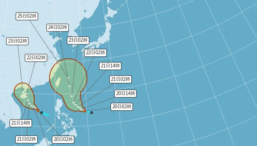 雙颱最快今生成！超可怕路徑曝光「類似西北颱」雨勢超劇烈