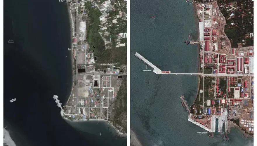 陸2艦艇停靠柬軍基地逾半年！援建？駐軍？《紐時》曝「一細節」有貓膩
