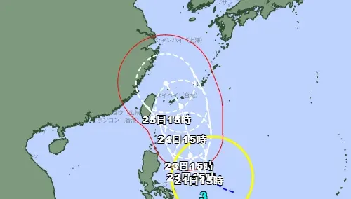 日氣象廳估凱米颱風朝「台灣、沖繩」進發　24小時內恐雙颱共舞