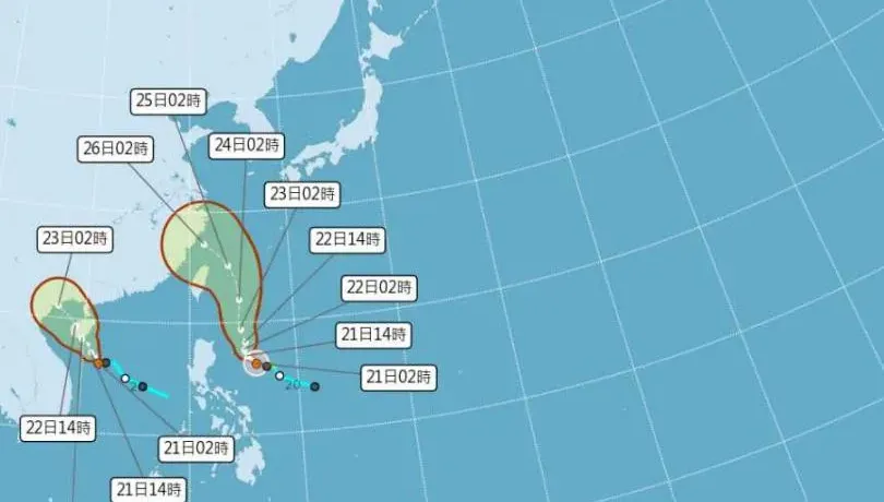 美國模式倒戈！「凱米颱風」最新路徑出爐　登陸暴風圈恐掃過北台陸地