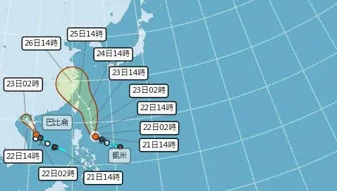 「凱米」越北越兇！接近台灣恐成強颱　氣象署：關鍵看周三