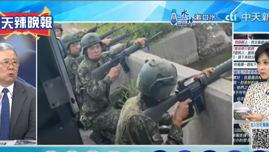 影/演習實戰化？阿伯釣魚驚見橋上「阿兵哥扛槍蹲一排」退將栗正傑糾5大錯