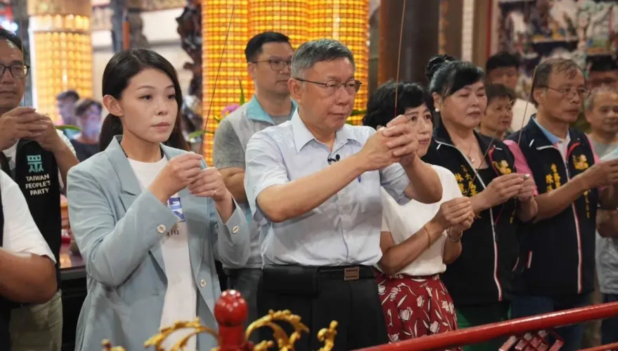 高虹安貪污案7/24宣判倒數3天！民眾黨主席柯文哲南下新竹合體　見氣色好問體重