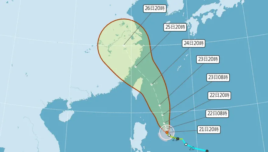 凱米颱風動向受矚！《BBC》：「未來18小時」成關鍵　7/25將襲台