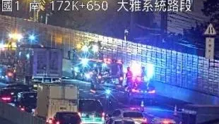 快訊/國1北上大雅段重大車禍！大貨車猛撞小客車傷亡數不明　救護車受困車陣