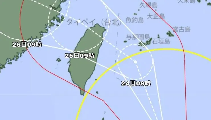 凱米長胖中！日本氣象廳預測恐升為「強颱」　從宜蘭登陸