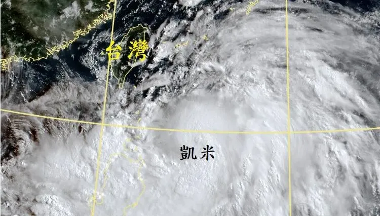 來勢洶洶！凱米颱風「對流爆發」強度消長　鄭明典：結構應該會增強