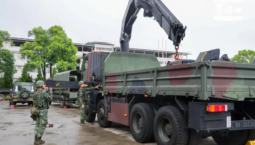 因應凱米颱風威脅　第6軍團災防兵力機具整備完成
