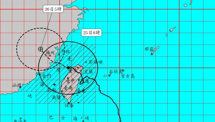 中颱凱米出海了！新竹以南風雨劇烈　預估陸警今晚解除
