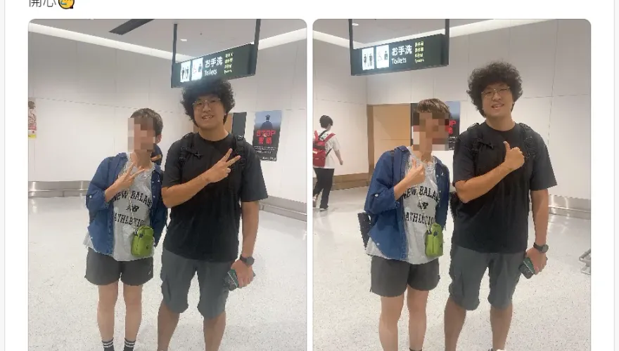 沈伯洋去日本玩？！高雄大淹水、花蓮滿目瘡痍、護理師殞命　他爽貼女青鳥合照曝光