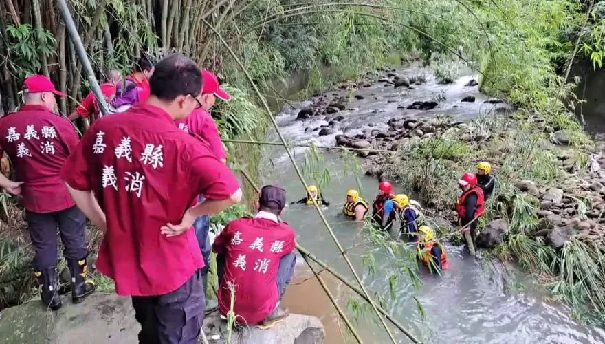 影/失蹤第3天！嘉義番路阿北颱風天出門清管路突人間蒸發 　警消溯溪急尋