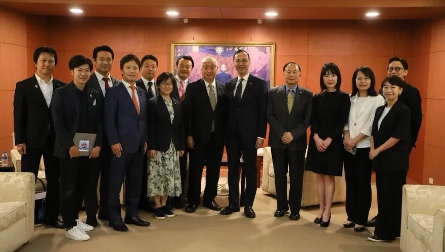 朱立倫會見日本跨黨派國會議員團　交換區域安全意見