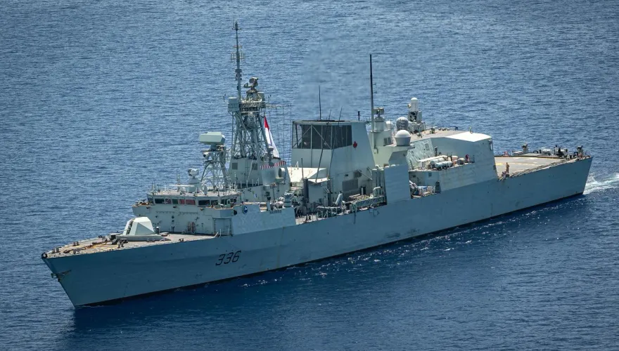 國防部證實　加拿大蒙特婁號巡防艦通過台灣海峽