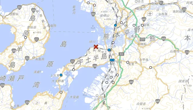 一週2震！日本熊本縣晚間再發生規模3.3地震　氣象廳：無海嘯風險