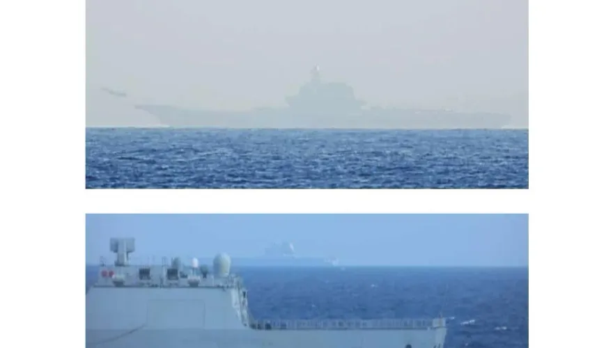 國防部刻意模糊化　防衛省依慣例公開大陸山東號航艦、無人機動態細節