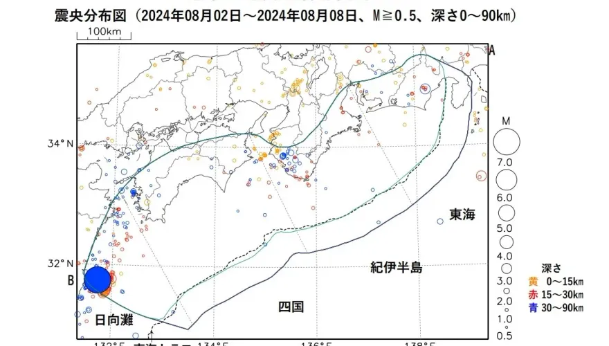 餘震突歸零！日本出現「深層低頻地震」　再發南海海槽警告