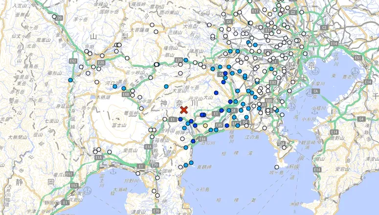 台灣震完換日本！19：20神奈川縣爆規模4.4地震　新幹線部分路線一度停駛