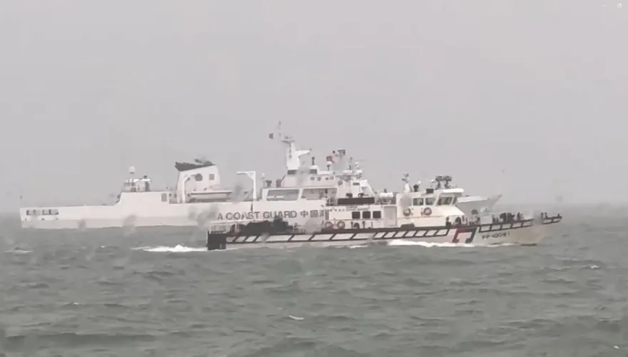 大陸4艘海警船再闖金門水域　海巡監控驅離