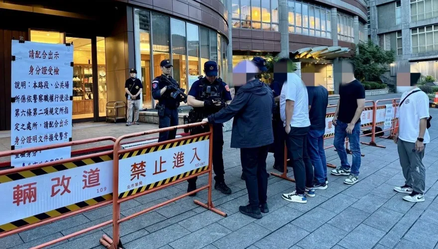 影/北聯幫副幫主「康哥」設宴席開12桌　北市警出動80警力維安