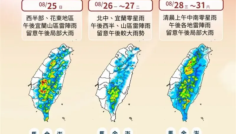 下週天氣「先乾後濕」！這天起恐再有颱風發展