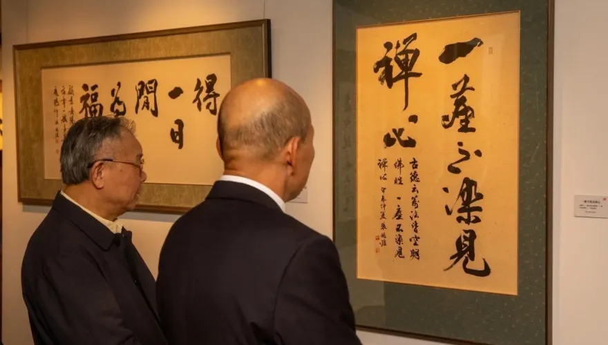 韓國瑜看書法展「5字箴言」可送柯文哲？謝寒冰稱2件事做錯了