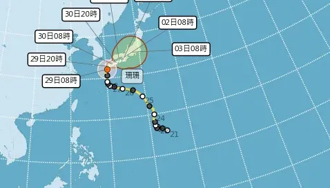 珊珊颱風橫掃日本！台日航班大亂　華航今取消4航班
