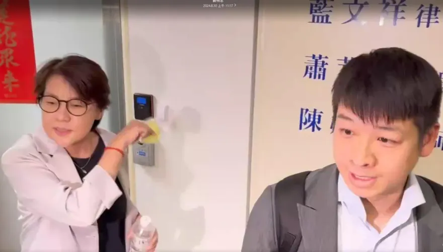 民眾黨中央黨部被搜索後　黃珊珊語露無奈：配合調查