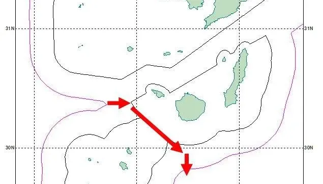 解放軍海軍一測量艦進入日領海　引日方外交抗議