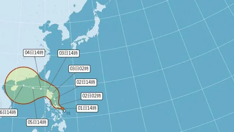 摩羯颱風最快明生成！外圍環流9/4起影響台灣　未來1週降雨趨勢出爐