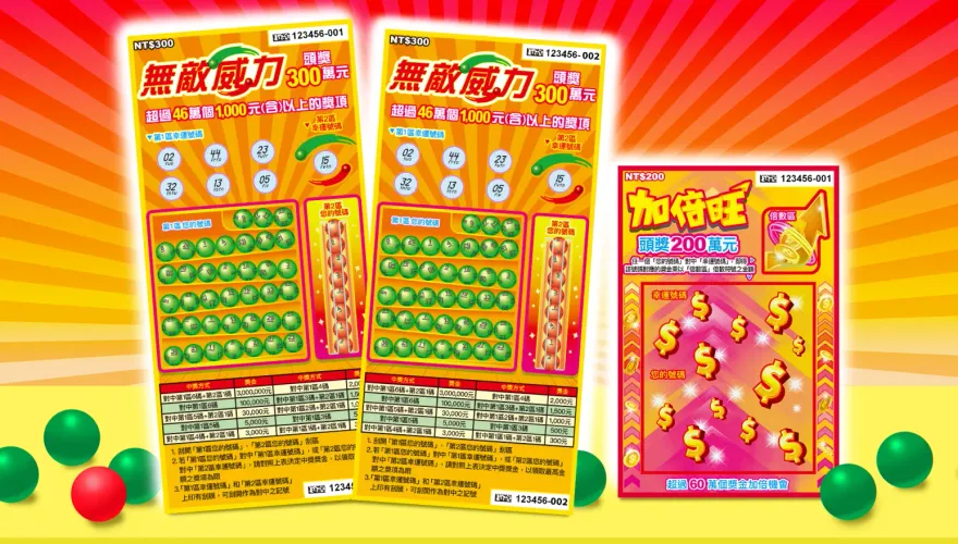 台彩新推兩款刮刮樂「總獎金19.2億元」　獎金最高翻10倍