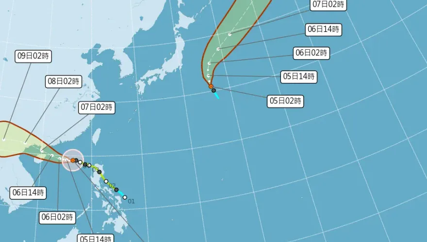 摩羯擴大為強颱「挑戰今年最巨」！　2區雨勢明顯要注意