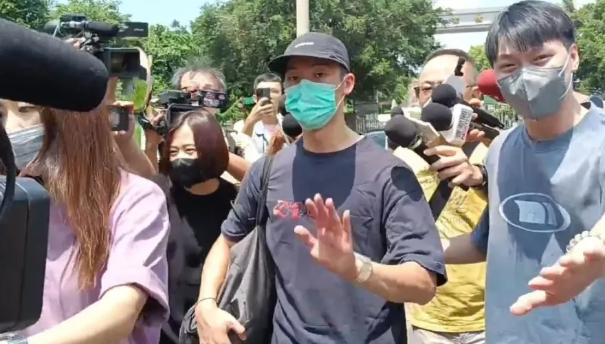 快訊/許光漢結訓出來了！步出成功嶺首現身　被問心情回應了