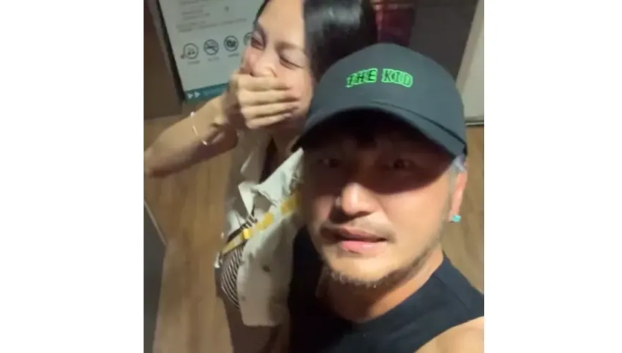 影/孕妻拖鞋壞掉！KID下秒「超暖舉動」惹哭她　網讚：腳踏實地的人