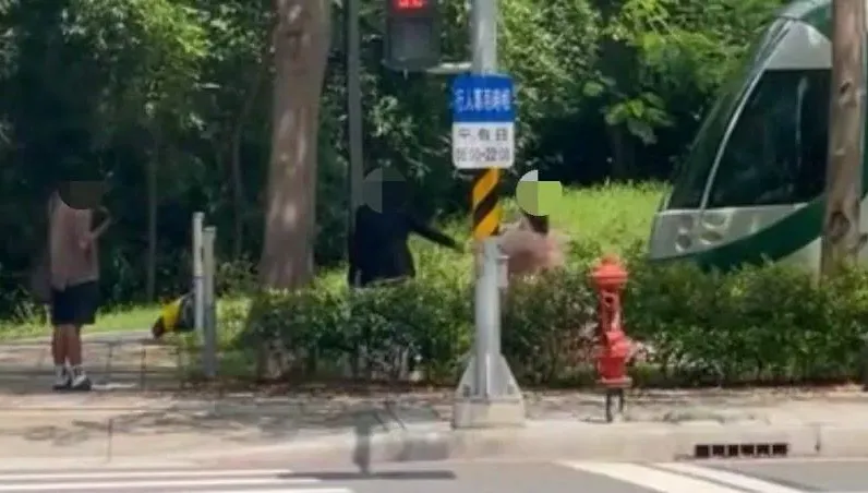 高雄新人闖輕軌「龍貓隧道」拍婚紗！列車狂叭還不走　當事人找到了